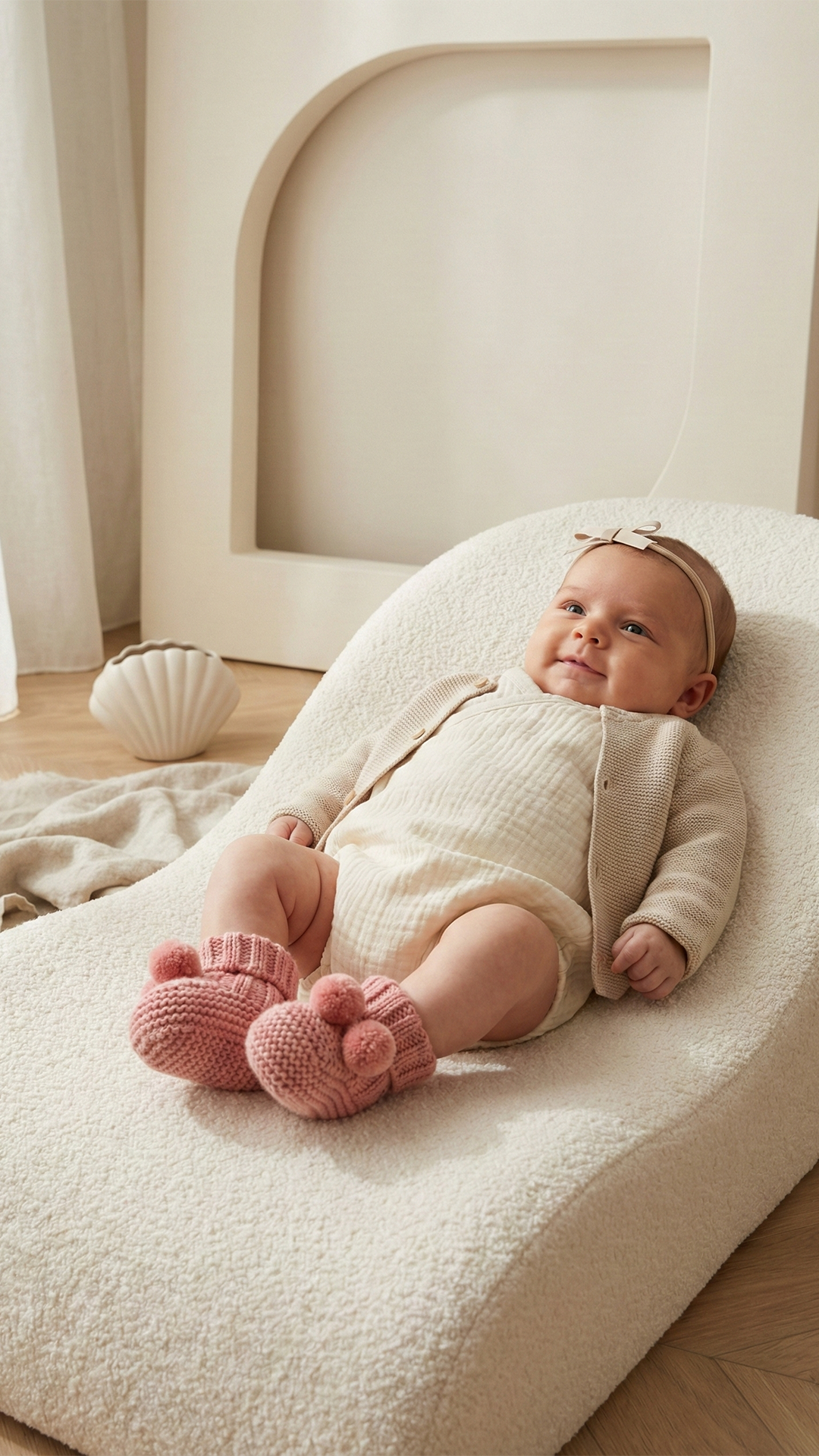 Kız Bebek Triko Patik