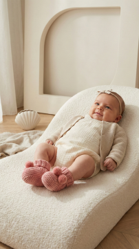 Kız Bebek Triko Patik