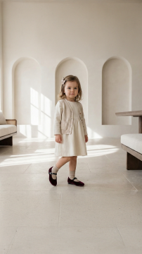 Kız Çocuk Nubuk Babet Ayakkabı