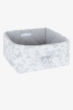 Bebek Malzeme Kutusu Toile de Jouy Gris
