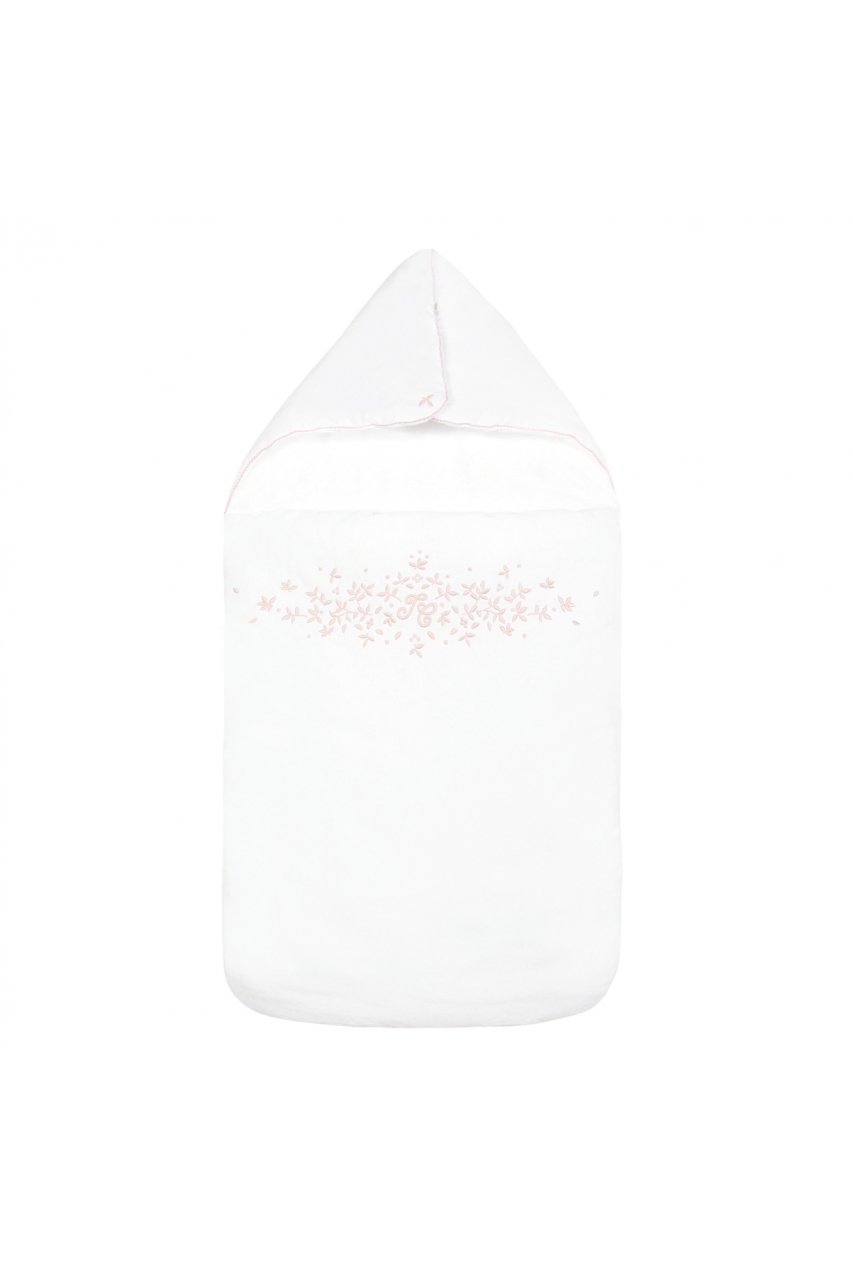 Pembe Nakışlı Kız Bebek Ana Kucağı Lin