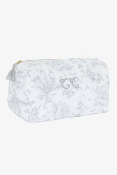 Bebek Tuvalet Çantası Toile de Jouy Gris