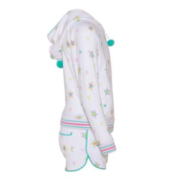 Kız Çocuk Havlu Sweatshirt+Şort Takım