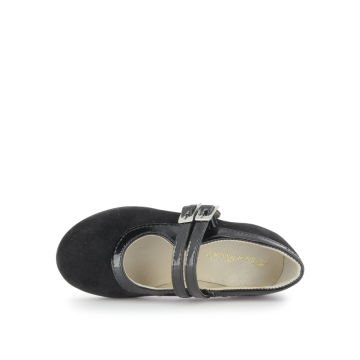 Kız Çocuk Siyah Nubuk Ayakkabı