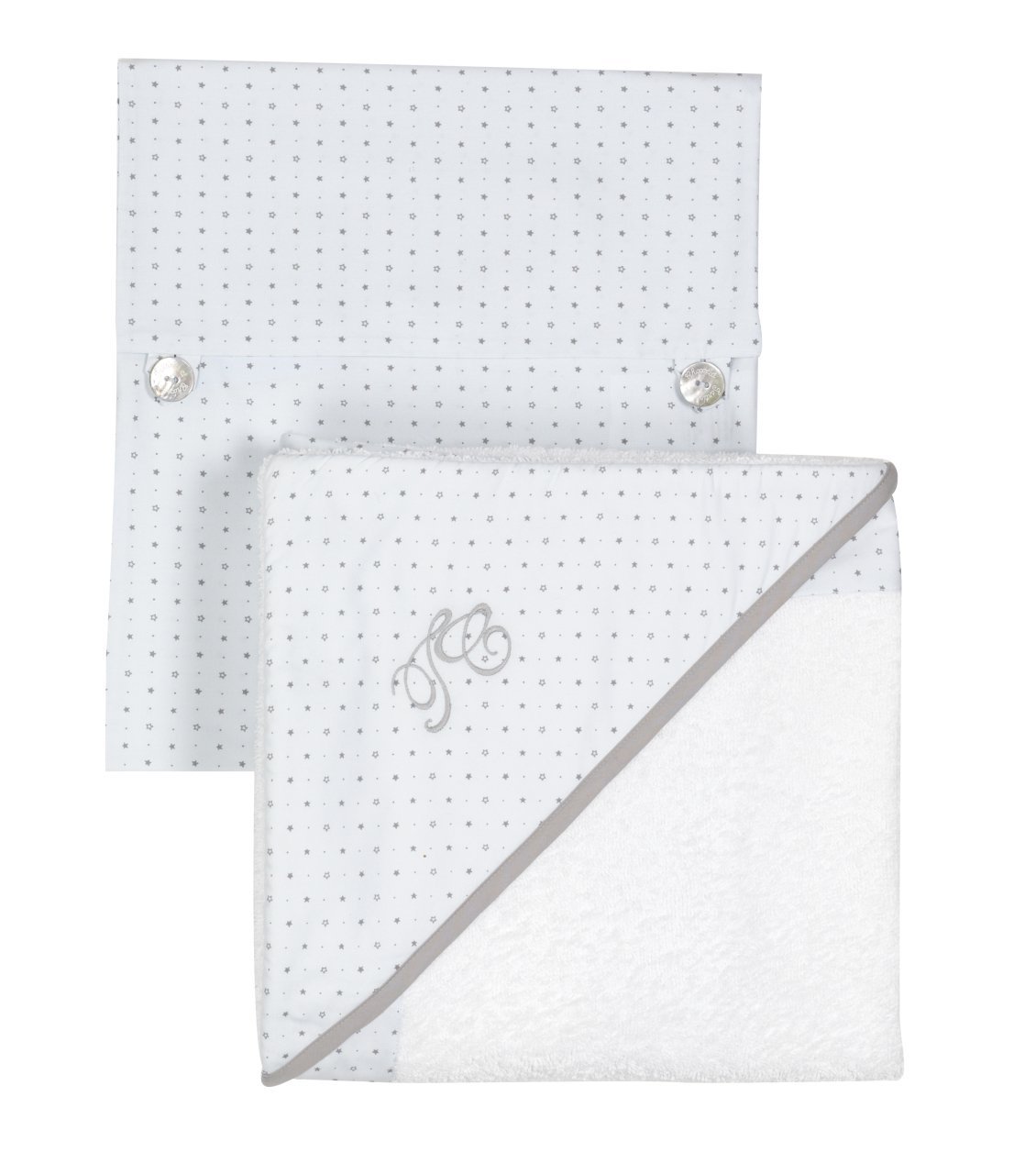 Erkek Bebek Banyo Havlusu Star