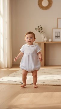 Erkek Bebek Garda Şortlu Kısa Tulum