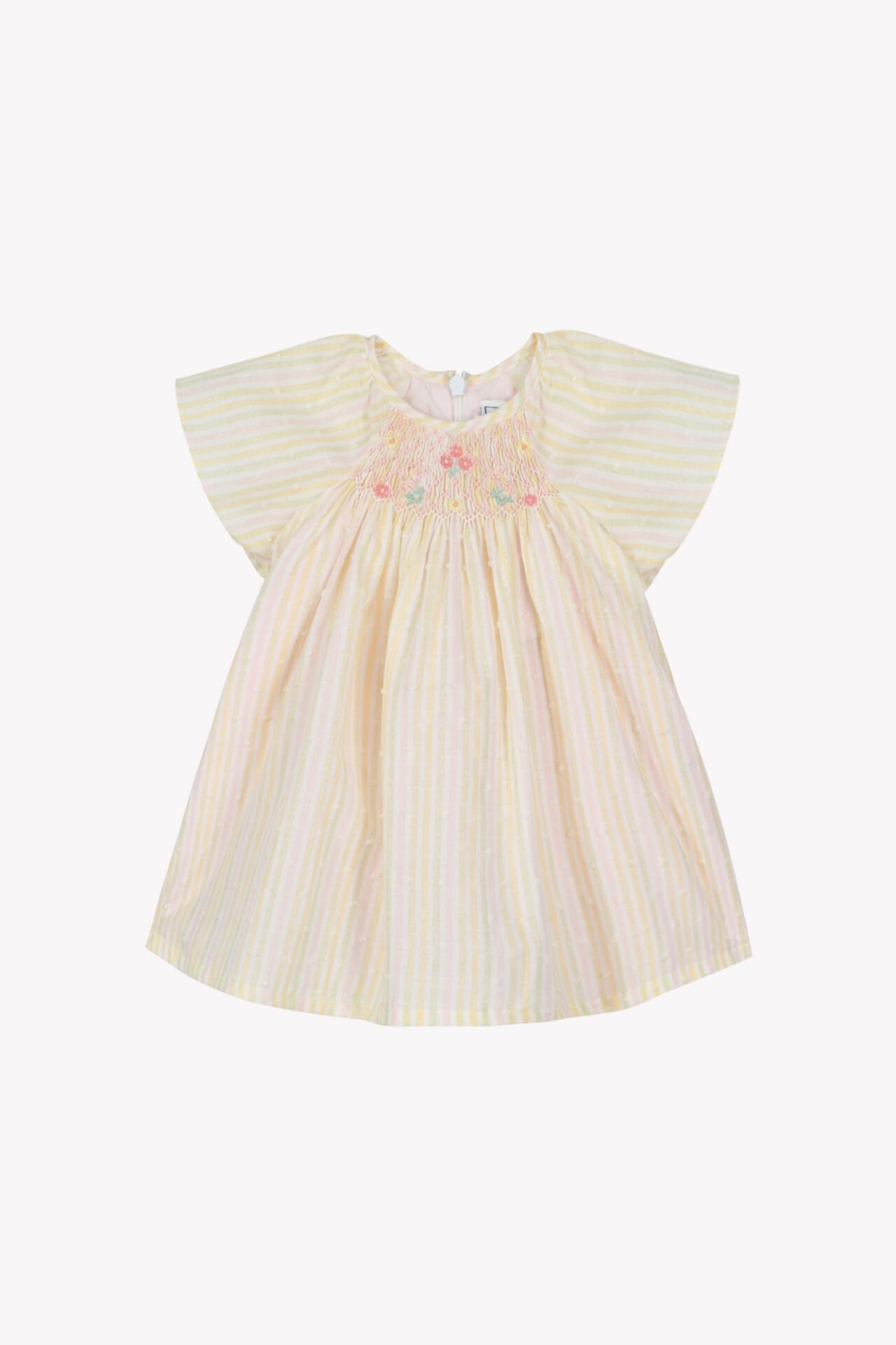 Kız Bebek Çizgili Elbise