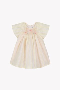 Kız Bebek Çizgili Elbise