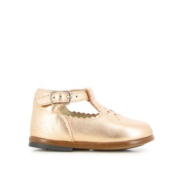 Kız Bebek Dore Deri Ayakkabı