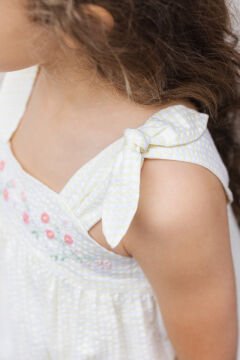 Kız Çocuk Askılı Uzun Elbise