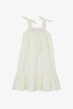 Kız Çocuk Askılı Uzun Elbise