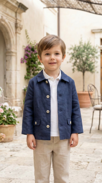 Erkek Çocuk Keten Ceket ( Yazlık )