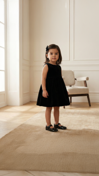 Kız Çocuk Lacivert Rugan Ayakkabı