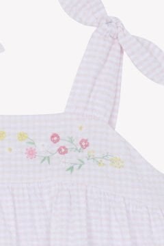 Kız Çocuk Askılı Uzun Elbise