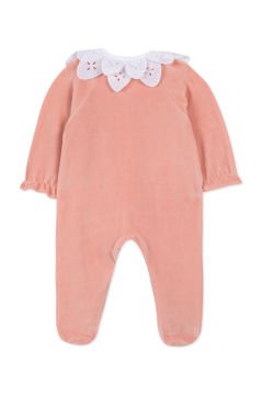 Kız Bebek Kadife Tulum