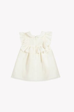 Kız Bebek Ceremonie Elbise ekru