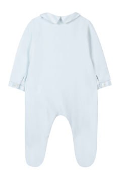 Erkek Bebek Garda Yakalı Kadife Tulum