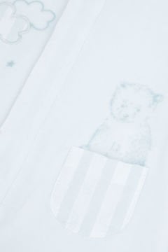 Erkek Bebek Garda Yakalı Kadife Tulum