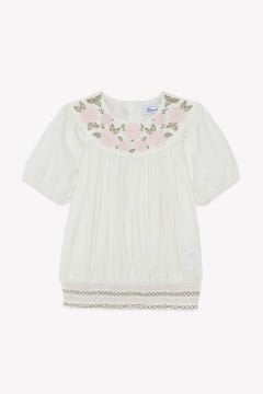 Nakış Detaylı Kız Çocuk Tunik