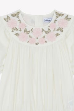 Nakış Detaylı Kız Çocuk Tunik