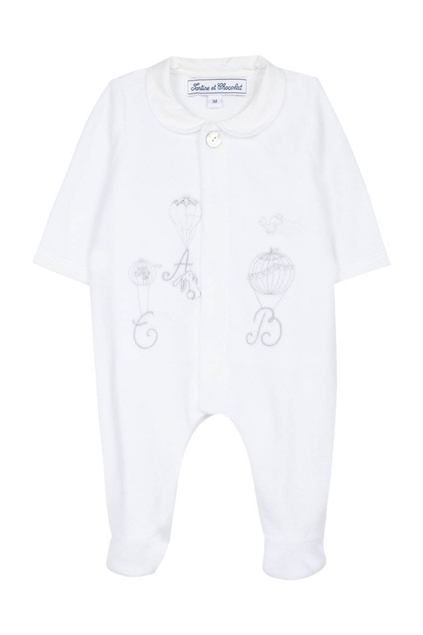 Erkek Bebek Kadife Tulum