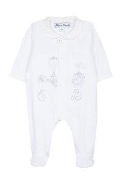 Erkek Bebek Kadife Tulum