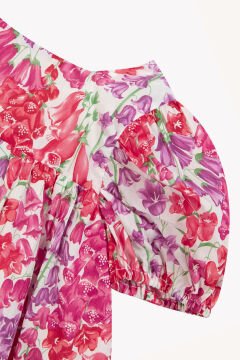 Kız Bebek Çiçek Desenli Elbise