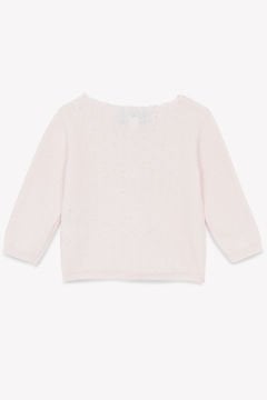 Ajurlu Kız Bebek Triko Hırka