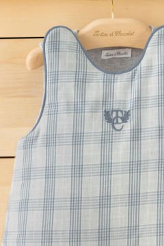 Erkek Bebek Uyku Tulumu 70cm  Twill de Coton