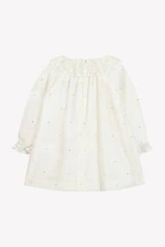 Kız Çocuk Dantel Yakalı Şık Elbise