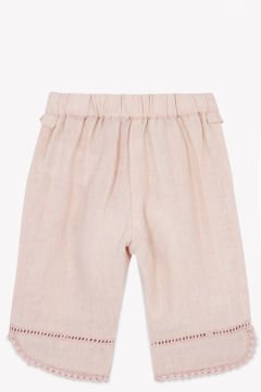 Kız Bebek Keten Pantalon