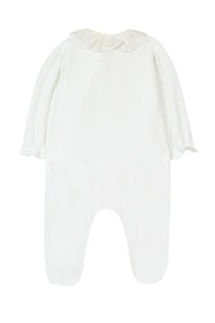 Kız Bebek Yandan Açılan Kadife Tulum