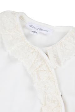 Kız Bebek Yandan Açılan Kadife Tulum