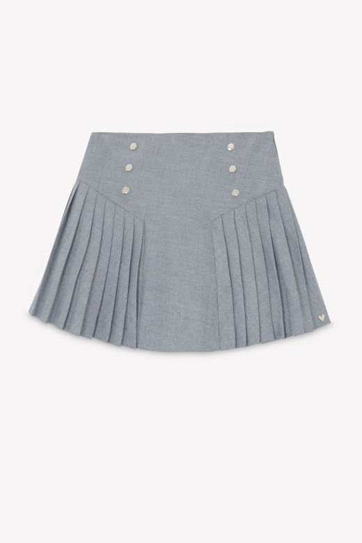 Kız Çocuk Klasik Pilili Etek