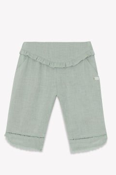 Kız Bebek Keten Pantalon
