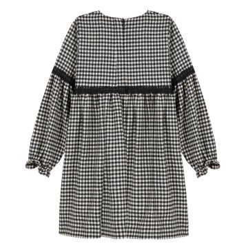 Kız Çocuk Kareli Elbise