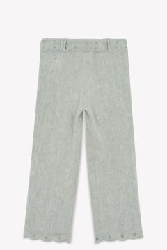 Kız Çocuk Keten Pantalon
