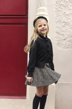 Mini Puanlı Kız Çocuk Etek