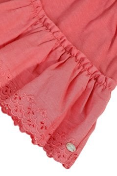 Kız Çocuk Kolları Volanlı T-Shirt