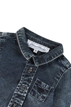 Erkek Bebek Jean Gömlek