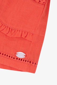 Kız Çocuk Keten Şort