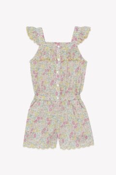 Kız Çocuk Şortlu Kısa Tulum