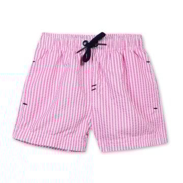 Erkek Bebek Çizgili Şort Mayo