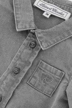 Erkek Bebek Jean Gömlek