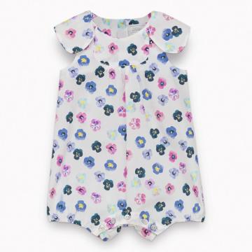 Kız Bebek Kısa Bacaklı Tulum