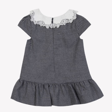 Kız Çocuk Dantel Yakalı Elbise