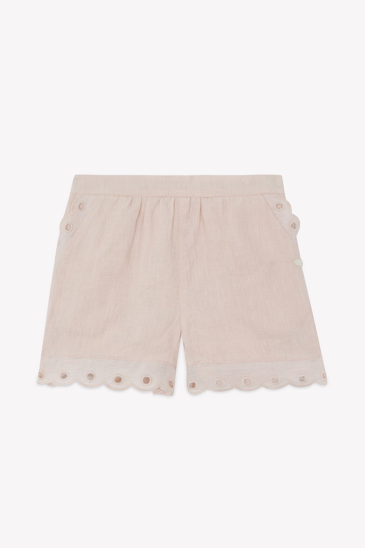 Kız Çocuk Keten Şort