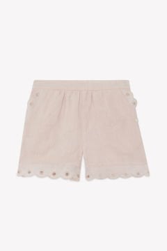 Kız Çocuk Keten Şort
