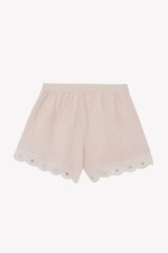 Kız Çocuk Keten Şort