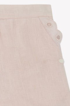 Kız Çocuk Keten Şort